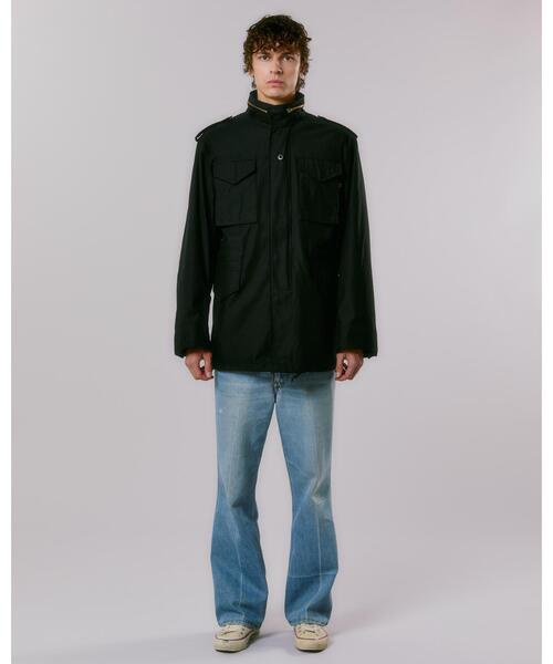 Alpha Industries（アルファインダストリーズ）の「Alpha Industries/アルファインダストリーズ/ALPHA M-65 FIELD COAT/アルファ エムロクゴー フィールド コート（ブルゾン・メンズ・ブラック/オリーブ系・L/M/S/XL/XS）」の4枚目の写真