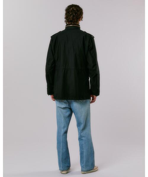 Alpha Industries（アルファインダストリーズ）の「Alpha Industries/アルファインダストリーズ/ALPHA M-65 FIELD COAT/アルファ エムロクゴー フィールド コート（ブルゾン・メンズ・ブラック/オリーブ系・L/M/S/XL/XS）」の5枚目の写真