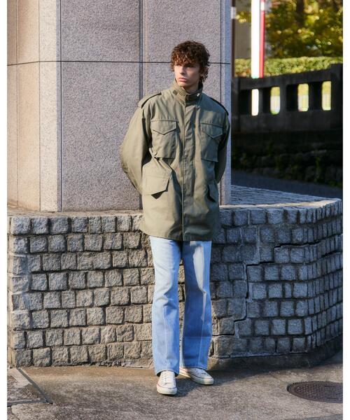 Alpha Industries（アルファインダストリーズ）の「Alpha Industries/アルファインダストリーズ/ALPHA M-65 FIELD COAT/アルファ エムロクゴー フィールド コート（ブルゾン・メンズ・ブラック/オリーブ系・L/M/S/XL/XS）」の10枚目の写真