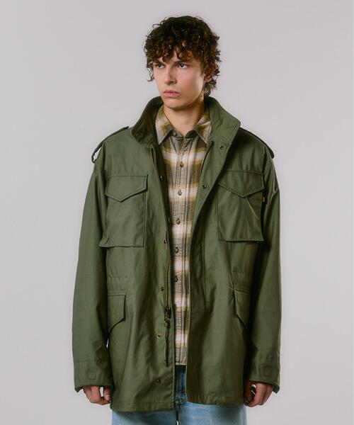 Alpha Industries（アルファインダストリーズ）の「Alpha Industries/アルファインダストリーズ/ALPHA M-65 FIELD COAT/アルファ エムロクゴー フィールド コート（ブルゾン・メンズ・ブラック/オリーブ系・L/M/S/XL/XS）」の11枚目の写真
