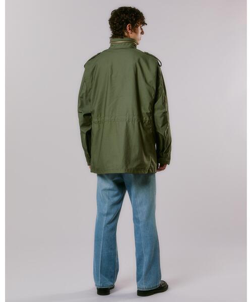 Alpha Industries（アルファインダストリーズ）の「Alpha Industries/アルファインダストリーズ/ALPHA M-65 FIELD COAT/アルファ エムロクゴー フィールド コート（ブルゾン・メンズ・ブラック/オリーブ系・L/M/S/XL/XS）」の13枚目の写真