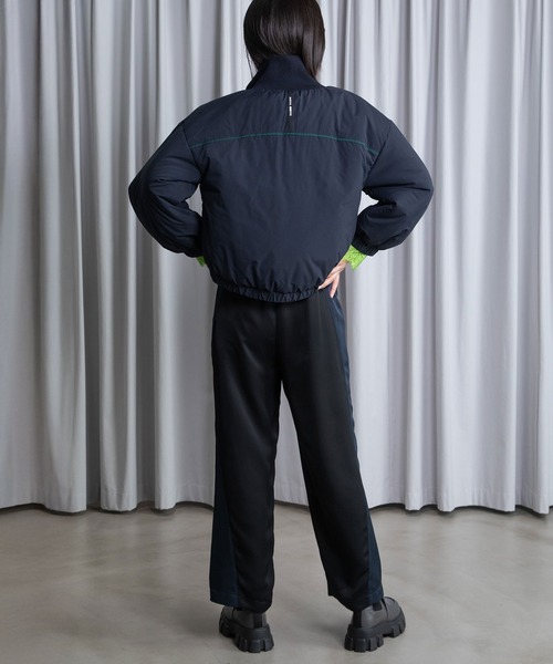 MARECHAL TERRE（マルシャルテル）の「ショートブルゾン（ブルゾン・レディース・ネイビー/カーキ/ライトベージュ/ブラック・MEDIUM）」の10枚目の写真