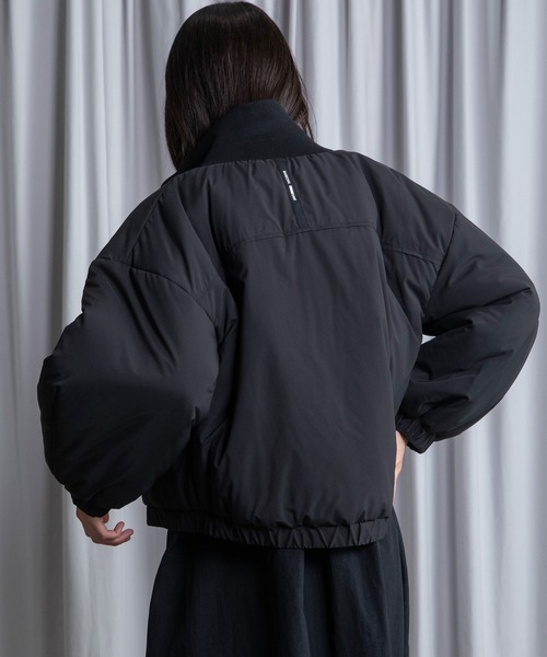 MARECHAL TERRE（マルシャルテル）の「ショートブルゾン（ブルゾン・レディース・ネイビー/カーキ/ライトベージュ/ブラック・MEDIUM）」の13枚目の写真