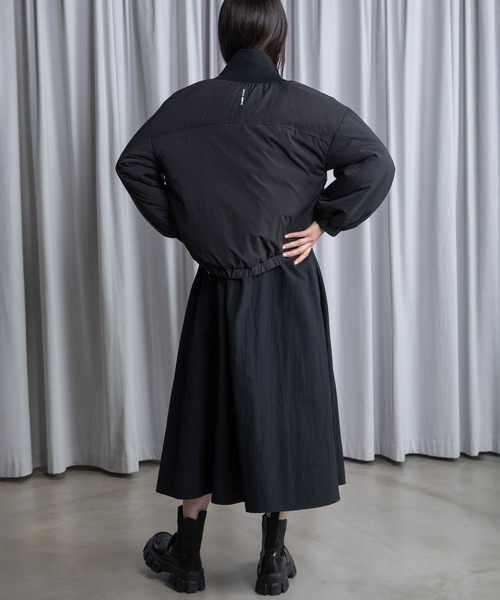 MARECHAL TERRE（マルシャルテル）の「ショートブルゾン（ブルゾン・レディース・ネイビー/カーキ/ライトベージュ/ブラック・MEDIUM）」の14枚目の写真