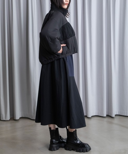 MARECHAL TERRE（マルシャルテル）の「ショートブルゾン（ブルゾン・レディース・ネイビー/カーキ/ライトベージュ/ブラック・MEDIUM）」の15枚目の写真