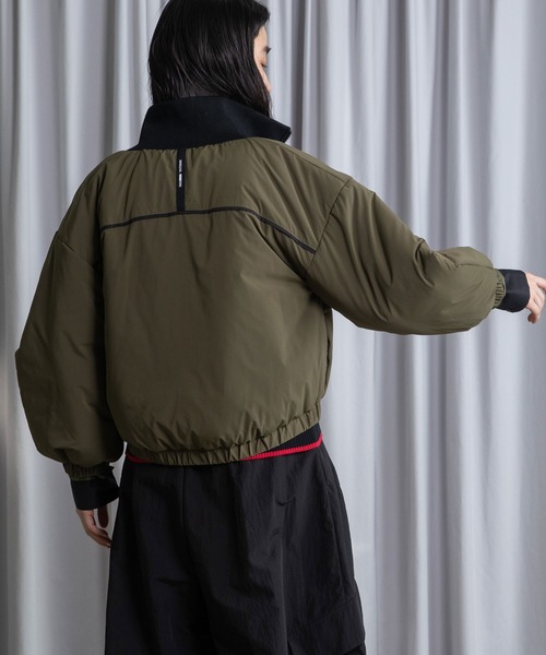 MARECHAL TERRE（マルシャルテル）の「ショートブルゾン（ブルゾン・レディース・ネイビー/カーキ/ライトベージュ/ブラック・MEDIUM）」の18枚目の写真