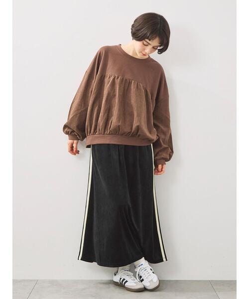 SM2(エスエムツー)の「ラビットベロアスカート(スカート・レディース・ブラック/ミント/ネイビー・F)」の1枚目の写真