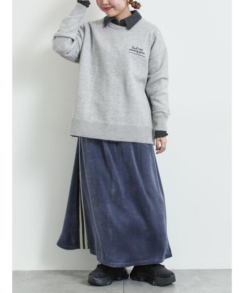 SM2(エスエムツー)の「ラビットベロアスカート(スカート・レディース・ブラック/ミント/ネイビー・F)」の19枚目の写真