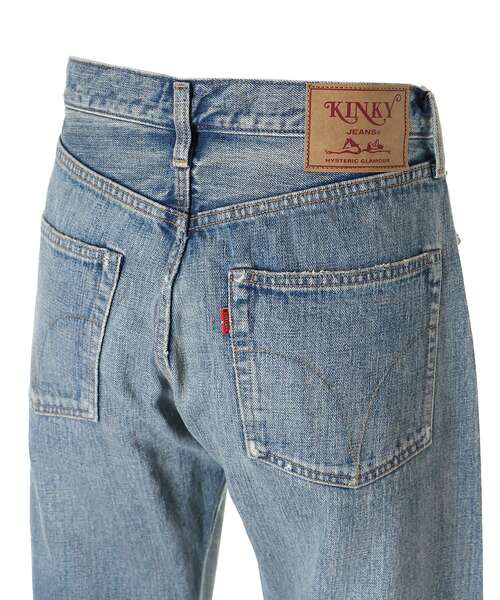 HYSTERIC GLAMOUR(ヒステリックグラマー)の「ストレートデニムパンツ(デニムパンツ・メンズ・ライトインディゴブルー/ダークインディゴブルー・34inch/29inch/30inch/31inch/28inch/32inch)」の4枚目の写真