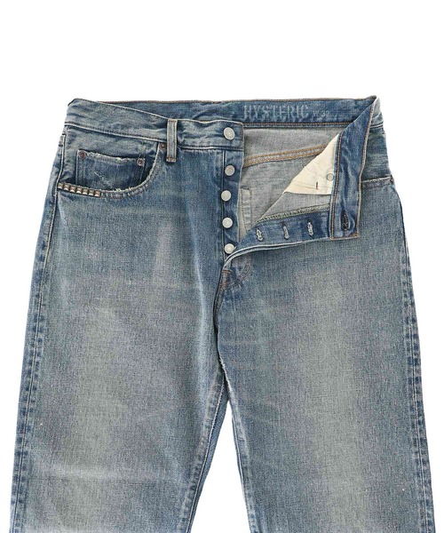 HYSTERIC GLAMOUR(ヒステリックグラマー)の「ストレートデニムパンツ(デニムパンツ・メンズ・ライトインディゴブルー/ダークインディゴブルー・34inch/29inch/30inch/31inch/28inch/32inch)」の5枚目の写真
