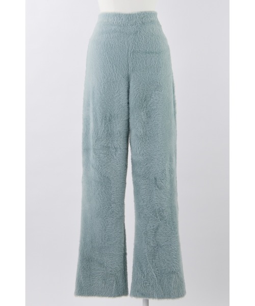 ENFOLD（エンフォルド）の「シャギーニットパンツ（その他パンツ・レディース・ライトブルー/ミント・38/36）」の2枚目の写真