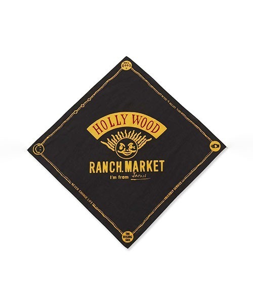 HOLLYWOOD RANCH MARKET(ハリウッドランチマーケット)の「サンスマイルバンダナ(バンダナ/スカーフ・メンズ・ダークブラウン・ONE)」の1枚目の写真