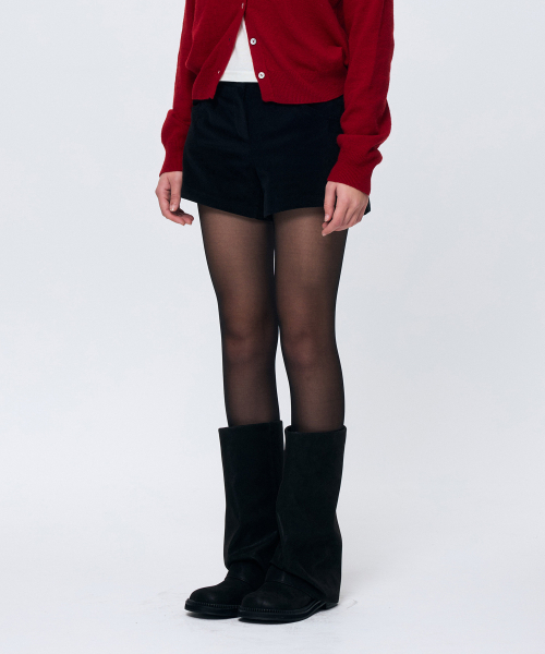 ARI(アリ)の「SILEN CORDUROY MICRO PANTS / BLACK(その他パンツ・レディース・ブラック・FREE)」の2枚目の写真