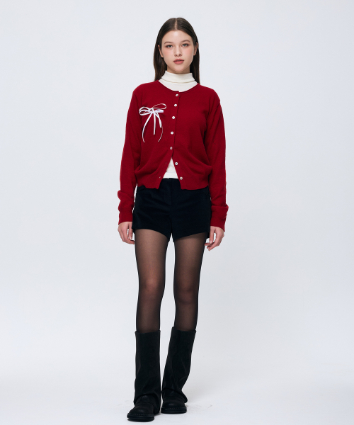 ARI(アリ)の「SILEN CORDUROY MICRO PANTS / BLACK(その他パンツ・レディース・ブラック・FREE)」の4枚目の写真