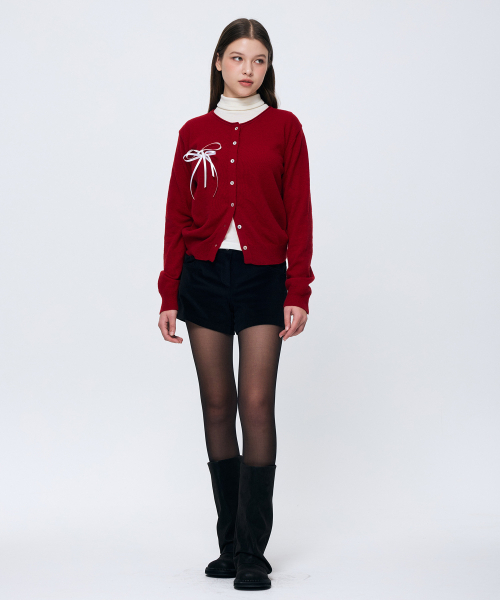 ARI(アリ)の「SILEN CORDUROY MICRO PANTS / BLACK(その他パンツ・レディース・ブラック・FREE)」の5枚目の写真