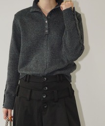 chuclla | ボタンラインハイネックニット chw25a141(ニット/セーター)