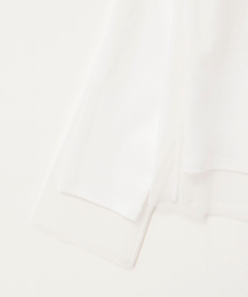 NOLLEY’S（ノーリーズ）の「ウォッシャブルチュールレイヤード2WAYブラウス（シャツ/ブラウス・レディース・ホワイト/ブラック・38）」の9枚目の写真