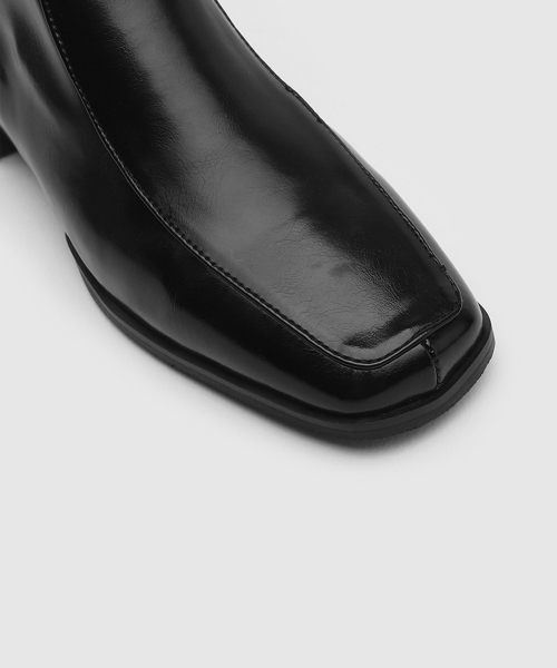 SAPPUN(サプン)の「Lorenti スクエア ソックス アンクルブーツ (2cm)(ブーツ・レディース・ブラック/ベージュ/アイボリー/ブラウン・22cm/22.5cm/23cm/23.5cm/24.5cm/25cm/25.5cm/24cm)」の7枚目の写真