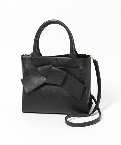 GLOBAL WORK（グローバルワーク）の「スペ軽2WAYリボンバック/621481（ハンドバッグ・レディース・アイボリー/ブラック/ミント・ONE SIZE）」の13枚目の写真