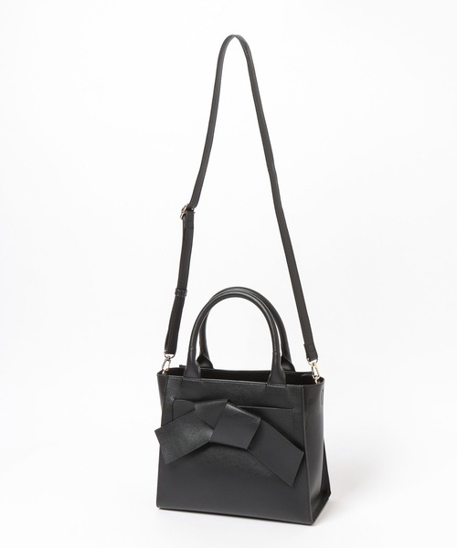 GLOBAL WORK（グローバルワーク）の「スペ軽2WAYリボンバック/621481（ハンドバッグ・レディース・アイボリー/ブラック/ミント・ONE SIZE）」の15枚目の写真