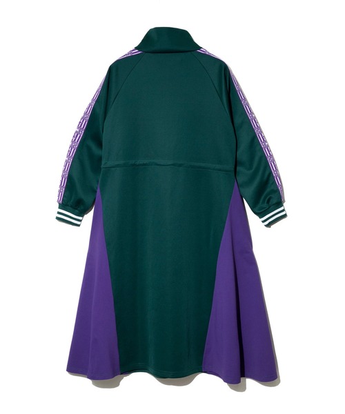 ScoLar（スカラー）の「ScoLar/スカラー　ニットテープ使い ジャージOP（ワンピース・レディース・グリーン/ブラック・FREE）」の13枚目の写真