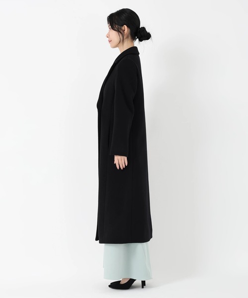 STRAWBERRY-FIELDS（ストロベリーフィールズ）の「リュクスウール_ウールテーラードコート（その他アウター・レディース・ブラック・2）」の3枚目の写真