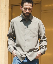 MR.OLIVE | 【MR.OLIVE】T/R POWDER POPLIN CLOTH /REGULAR COLLAR SHIRT(シャツ/ブラウス)