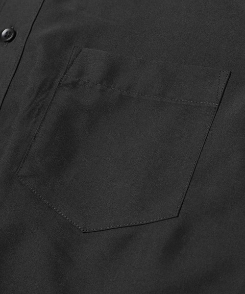 MR.OLIVE(ミスターオリーブ)の「【MR.OLIVE】T/R POWDER POPLIN CLOTH /REGULAR COLLAR SHIRT(シャツ/ブラウス・メンズ・ブラック/グレー・M/S)」の12枚目の写真