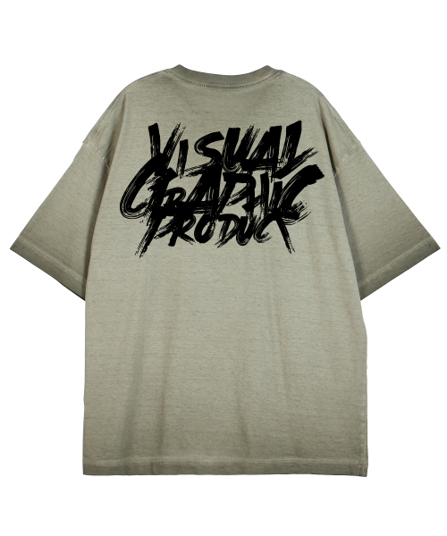 BY.L(バイエル)の「ペイントグラフィティロゴピグメント半袖Tシャツカーキ(Tシャツ/カットソー・メンズ・その他・MEDIUM/LARGE/X-LARGE/XX-LARGE)」の3枚目の写真