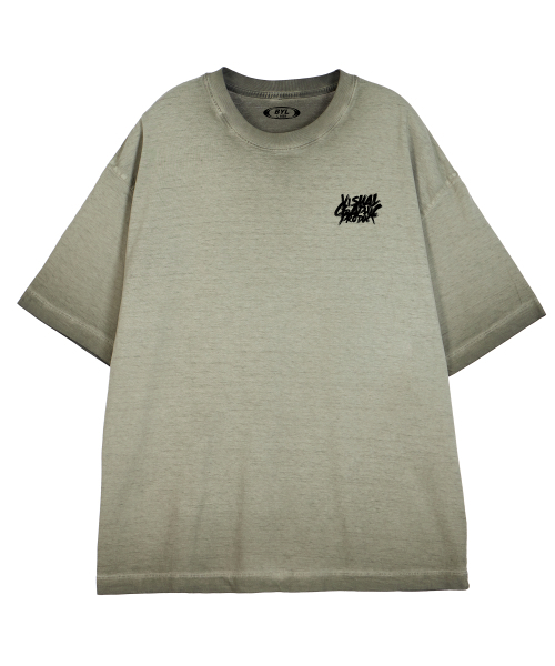 BY.L(バイエル)の「ペイントグラフィティロゴピグメント半袖Tシャツカーキ(Tシャツ/カットソー・メンズ・その他・MEDIUM/LARGE/X-LARGE/XX-LARGE)」の4枚目の写真