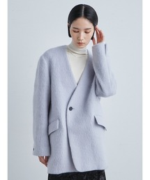 【値下げ中】ミースロエ　MIESROHE ノーカラージャケット　サイズ1 値下げ中】ミースロエ MIESROHE ノーカラージャケット サイズ1 値下げ