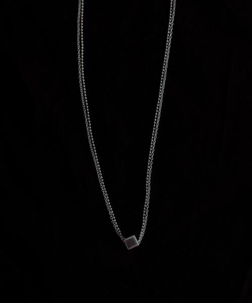SMELLY（スメリー）の「SMELLY so’　cube chain necklace（ネックレス・レディース・シルバー・-）」の7枚目の写真