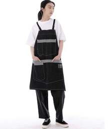 SAINTCREW(�Z���g�N���[)��Walker & Builder Denim Apron WNB-1301 Black WHS(�G�v����)