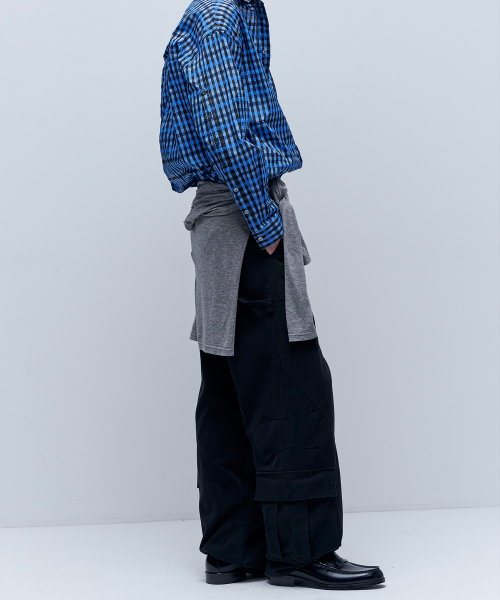 ANYTIME LOREAK(エニタイムロレーク)の「LAVENDER WORK PANTS - BLACK(その他パンツ・レディース・その他・LARGE/MEDIUM)」の2枚目の写真