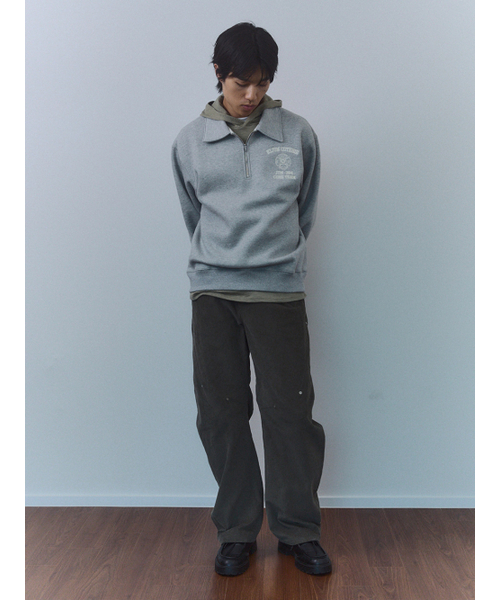 KIJUN MEN(キジュンメンズ)の「Crest Half Zip-Up Pullover Melange Grey(スウェット・メンズ・その他・MEDIUM/LARGE/X-LARGE)」の3枚目の写真