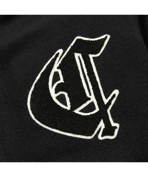 CALEE(キャリー)の「WOOL MELTON STADIUM JUMPER <S.V.D.S.H>(ブルゾン・メンズ・ブラック・MEDIUM)」の7枚目の写真