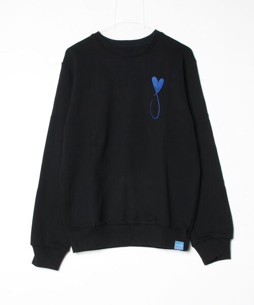 MAISON HONORE（メゾンオノレ）の「Tiphanie Big Logo Sweat（スウェット・メンズ・ホワイト×ブルー/ブラック×ブルー/ホワイト×シルバー/ブラック×シルバー・LARGE/X-LARGE/MEDIUM）」の3枚目の写真