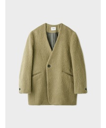 【値下げ中】ミースロエ　MIESROHE ノーカラージャケット　サイズ1 値下げ中】ミースロエ MIESROHE ノーカラージャケット サイズ1 値下げ