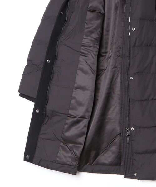 セール】フェイクファートリム フーデッド ダウン コート（ダウン