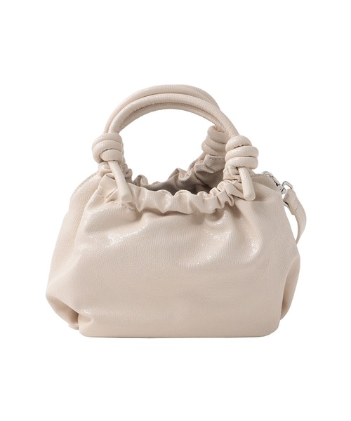 HVISK(ヴィスク)の「HVISK / Jolly(ノットハンドルハンドバッグ 25001010200)(ショルダーバッグ・レディース・ホワイト・FREE)」の3枚目の写真