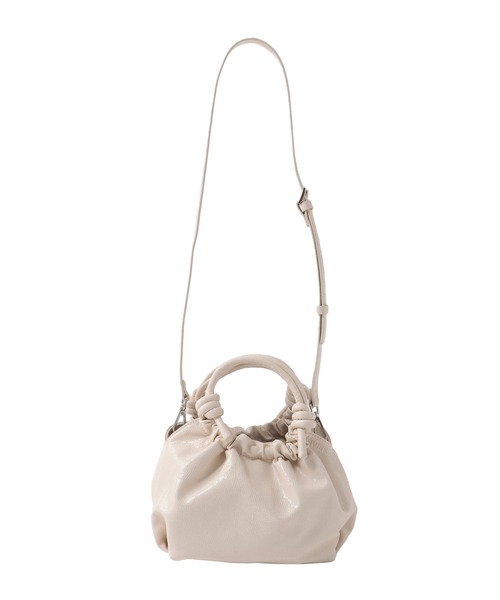 HVISK(ヴィスク)の「HVISK / Jolly(ノットハンドルハンドバッグ 25001010200)(ショルダーバッグ・レディース・ホワイト・FREE)」の6枚目の写真