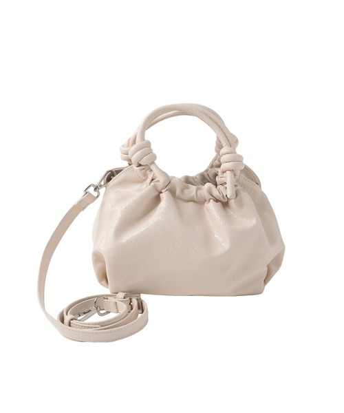 HVISK（ヴィスク）の「HVISK / Jolly(ノットハンドルハンドバッグ 25001010200)（ショルダーバッグ・レディース・ホワイト・FREE）」の12枚目の写真