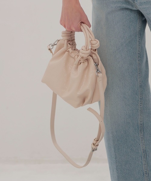 HVISK（ヴィスク）の「HVISK / Jolly(ノットハンドルハンドバッグ 25001010200)（ショルダーバッグ・レディース・ホワイト・FREE）」の10枚目の写真