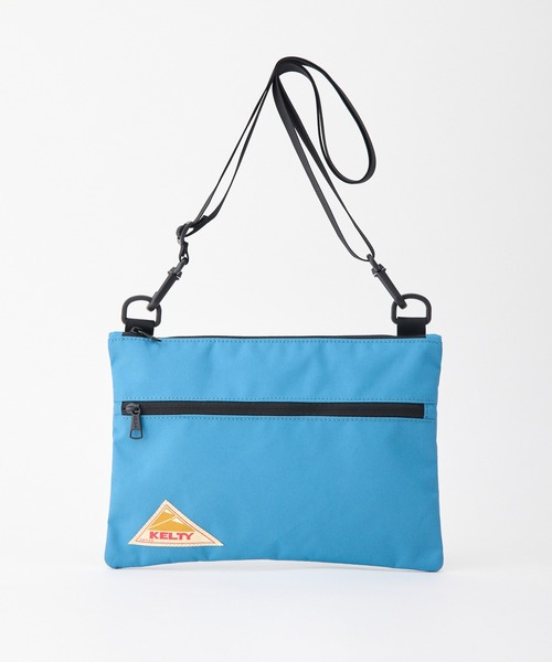 KELTY（ケルティ）の「GO OUT掲載モデル【KELTY】ES FLAT POUCH SM サコッシュ ショルダーポーチ 軽量（ショルダーバッグ・レディース・タン/レオパード/マスタード/ネイビー/ベージュ/ブラック系/セージグリーン/アニマル/スカイブルー/ブラック/ホワイト系/オリーブ/ブラウン系・ONE SIZE）」の9枚目の写真