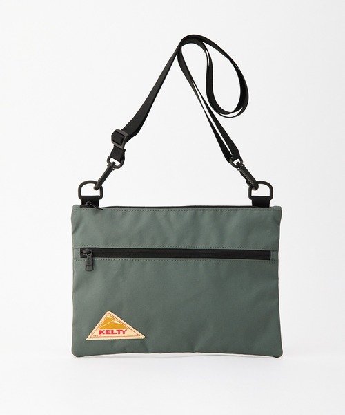 KELTY（ケルティ）の「GO OUT掲載モデル【KELTY】ES FLAT POUCH SM サコッシュ ショルダーポーチ 軽量（ショルダーバッグ・レディース・タン/レオパード/マスタード/ネイビー/ベージュ/ブラック系/セージグリーン/アニマル/スカイブルー/ブラック/ホワイト系/オリーブ/ブラウン系・ONE SIZE）」の18枚目の写真