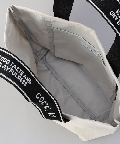 coen(コーエン)の「coen(コーエン)ロゴテープトートバッグ(トートバッグ・レディース・ブラック/ライトピンク/ベージュ/モカ・FREE)」の16枚目の写真