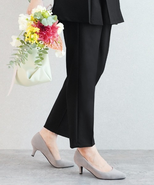 reca（レカ）の「Vネック金ボタンベスト×テーパードパンツ2点セット（スーツセット・レディース・グレー/ブラック/ネイビー・XL/L/M/S）」の8枚目の写真