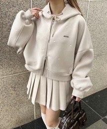 PHILLY | ドットダンボールニットパーカー(パーカー)