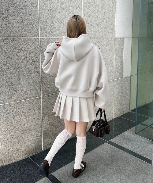 PHILLY（フィリー）の「ドットダンボールニットパーカー（パーカー・レディース・グレー/ベージュ・FREE）」の17枚目の写真