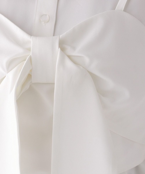 repipi armario（レピピ アルマリオ）の「【セットアイテム】リボンビスチェシャツ（シャツ/ブラウス・キッズ・オフホワイト/ブルー/チェック・SMALL/MEDIUM/LARGE）」の19枚目の写真